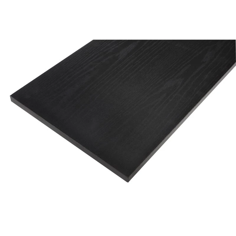 Rubbermaid 5/8 In. H X 36 In. W X 10 In. D Black Laminated Wood Decorative Wall Shelf