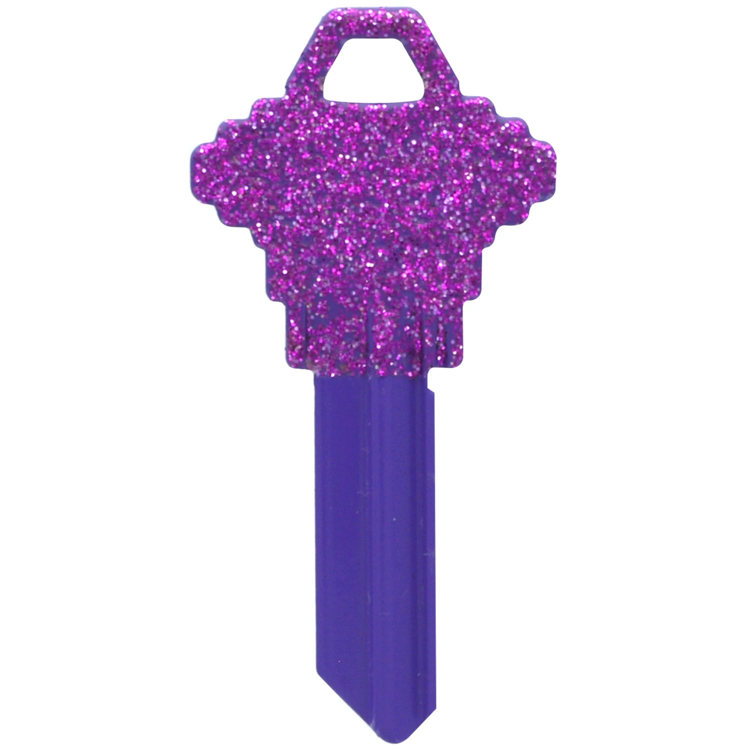 Hillman DIVA Purple Glitter House/Office Universal Key Blank Single Hillman DIVA Purple Glitter House/Office Universal Key Blank Single