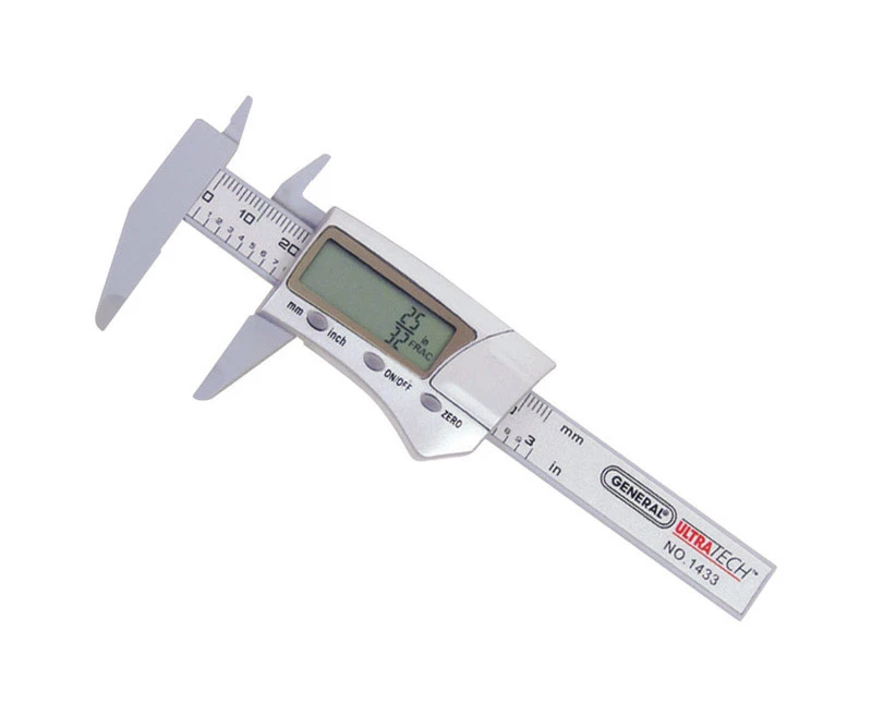3 In. Digital Caliper Model 1433 - Carbon Fiber Precision Measuring Tool