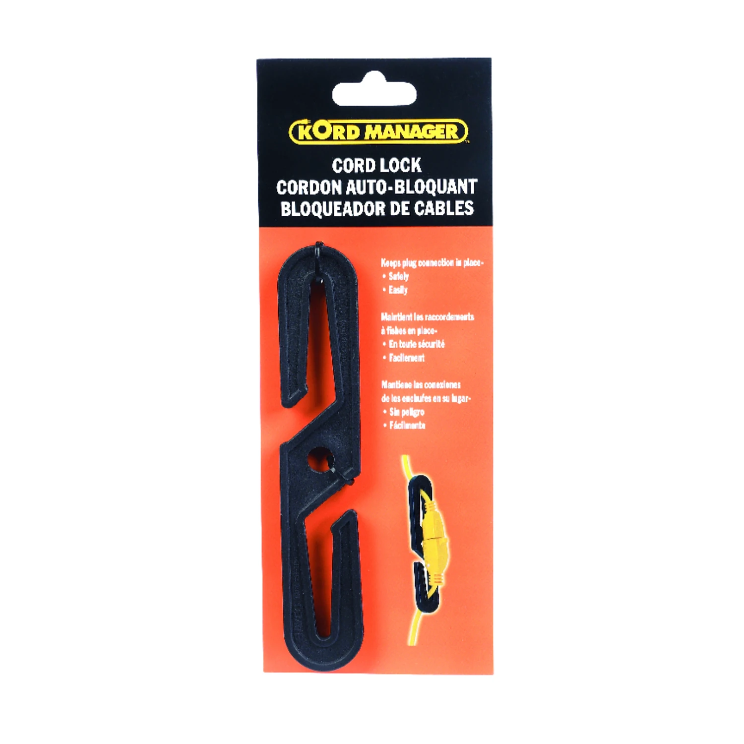 Kord Manager 1 Ft. L Plastic Cord Lock - Durable And Weather Resistant