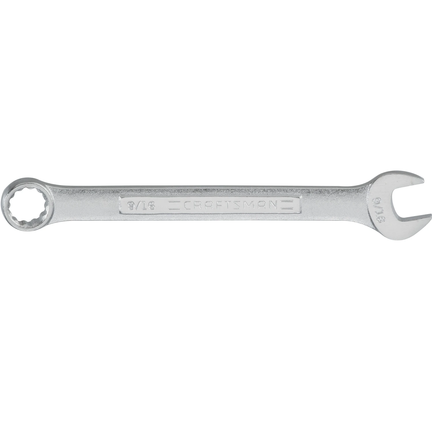 9/16 Inch X 9/16 Inch 12 Point Sae Combination Wrench 7.2 Inch Long