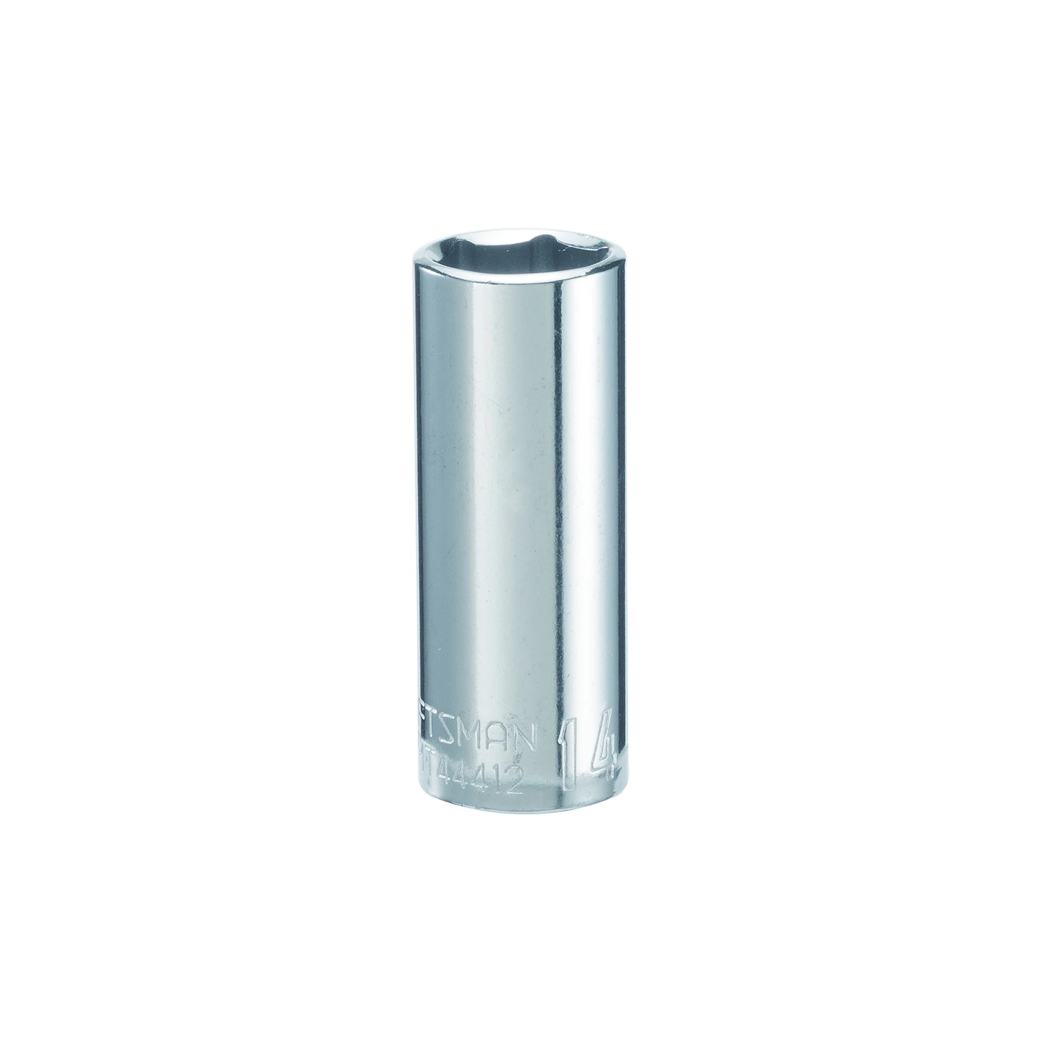 14 Mm X 1/4 In. Drive Metric 6 Point Deep Socket - 1 Piece