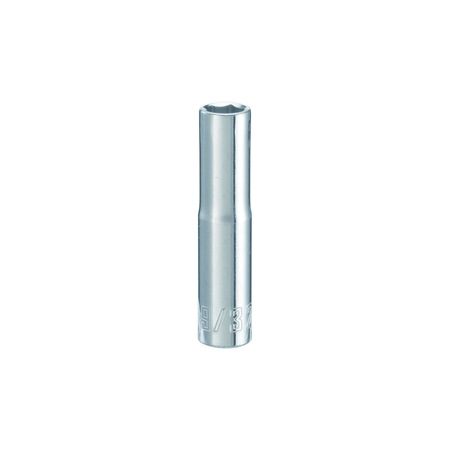 9/32 In. X 1/4 In. Drive Sae 6 Point Deep Socket - 1 Piece