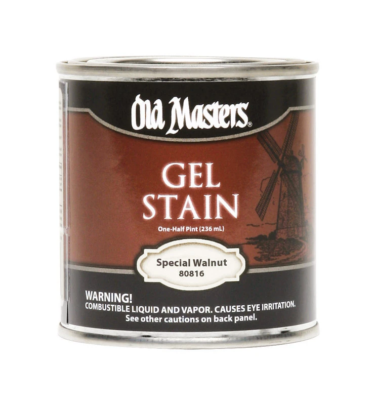 Semi-transparent Special Walnut Oil-based Alkyd Gel Stain 0.5 Pint