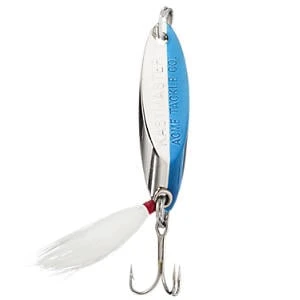 Acme Kastmaster Spoon Lure Sw-111/chnb 1/2 Oz Chrome/neon Blue With Bucktail