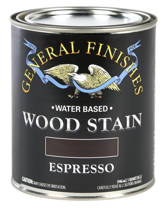 Water Based Espresso Wood Stain, 1 Quart - Wxqt