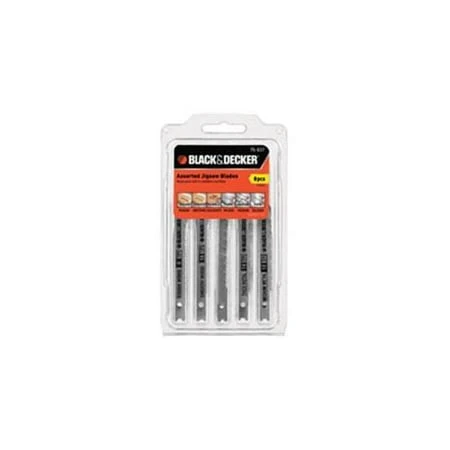 Black & Decker 75-637 Jigsaw Blades Wood And Metal 8 Pack