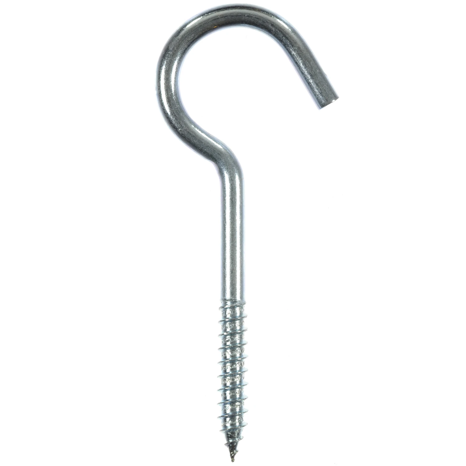 Ace Small Zinc-Plated Steel 3.375 in. L Ceiling Hook 50 lb. 2 pk