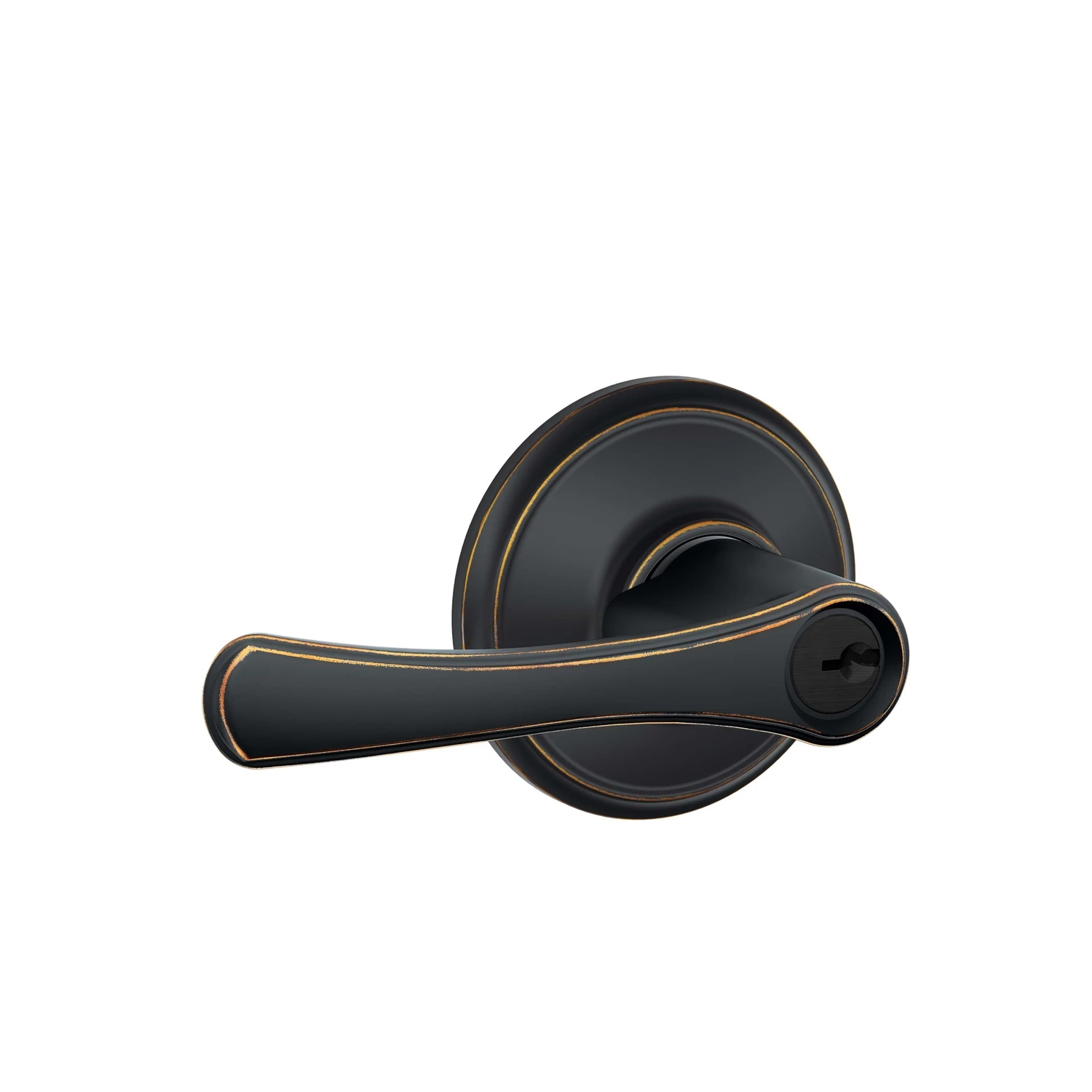 Schlage Avila Aged Bronze Entry Lever Grade 2 2-3/4 in. Schlage Avila Aged Bronze Entry Lever Grade 2 2-3/4 in.