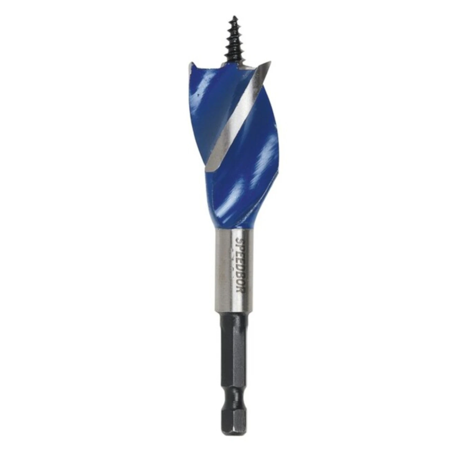 Speedbor 7/8 In. X 4 In. L Carbon Steel Wood Boring Bit Quick-change Hex Shank