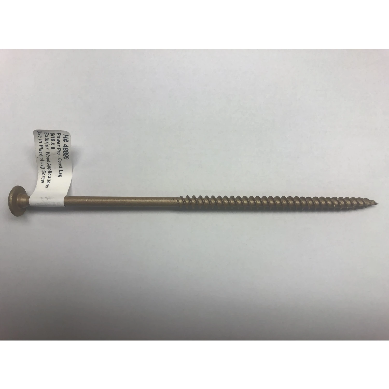 Hillman Power Pro 5/16 in. X 8 in. L Star Steel Lag Screw 1 pk