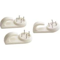 Ph-121122-3l Hard Wall Picture Hangers, 1 Inch, 25 Pound Capacity, White