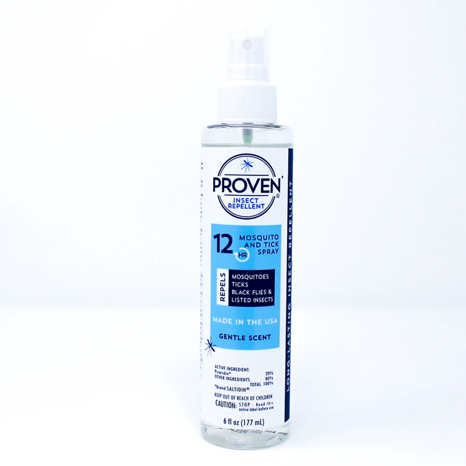 6 Oz Insect Repellent Liquid For Mosquitoes And Ticks - Gentle Scent
