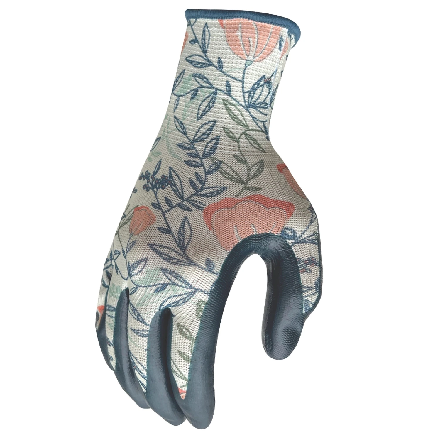 Nitrile Coated Knit Gloves, Women's M