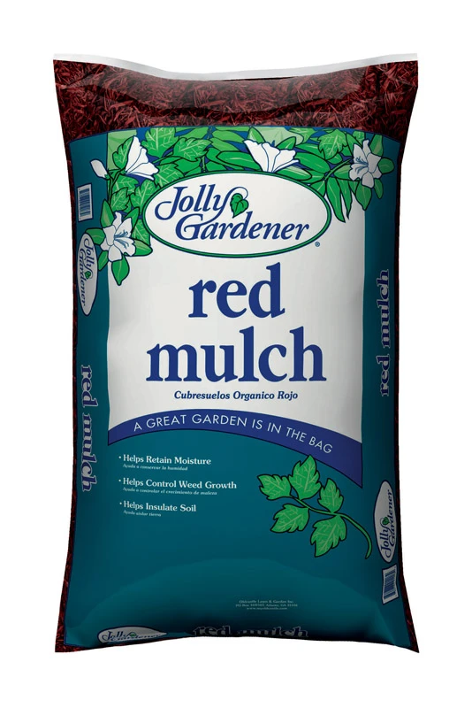 Red Mulch 2 Cubic Feet Bagged For Lawn And Garden