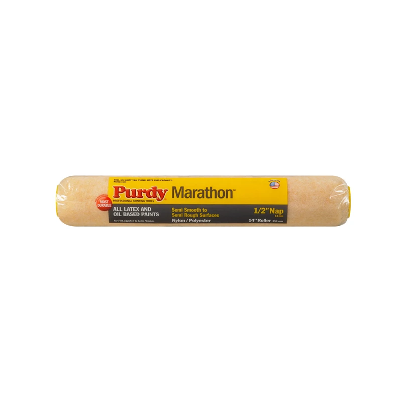 Purdy Marathon Nylon/Polyester 14 in. W X 1/2 in. Paint Roller Cover 1 pk