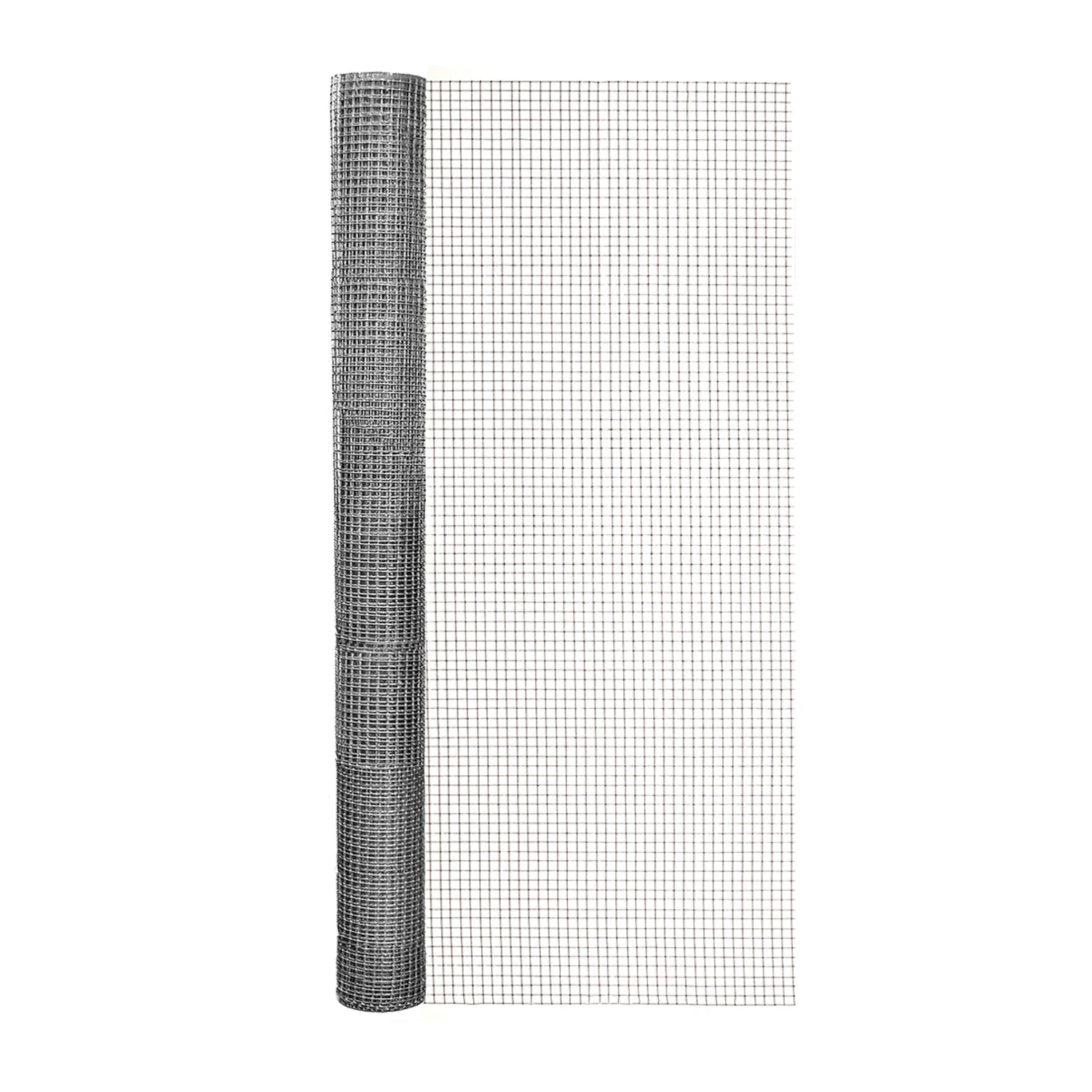 24 In. H X 10 Ft. L Galvanized Steel Hardware Cloth 1/4 In. Openings