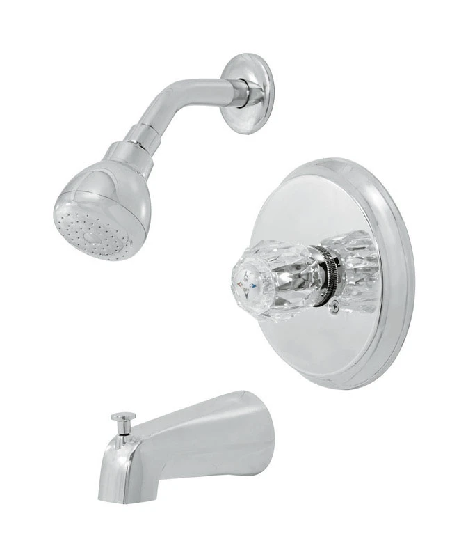 Essentials 1-handle Chrome Tub And Shower Faucet With Diverter