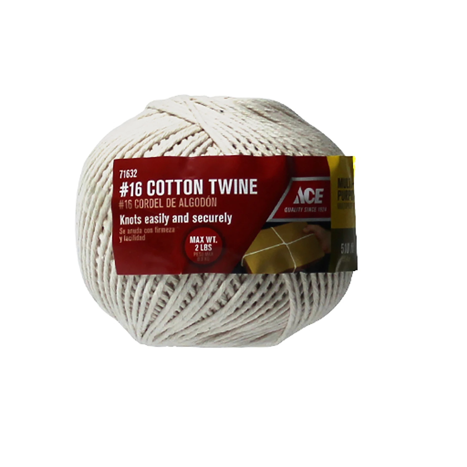#16 Diameter X 510 Feet Long White Wrapping Cotton Twine