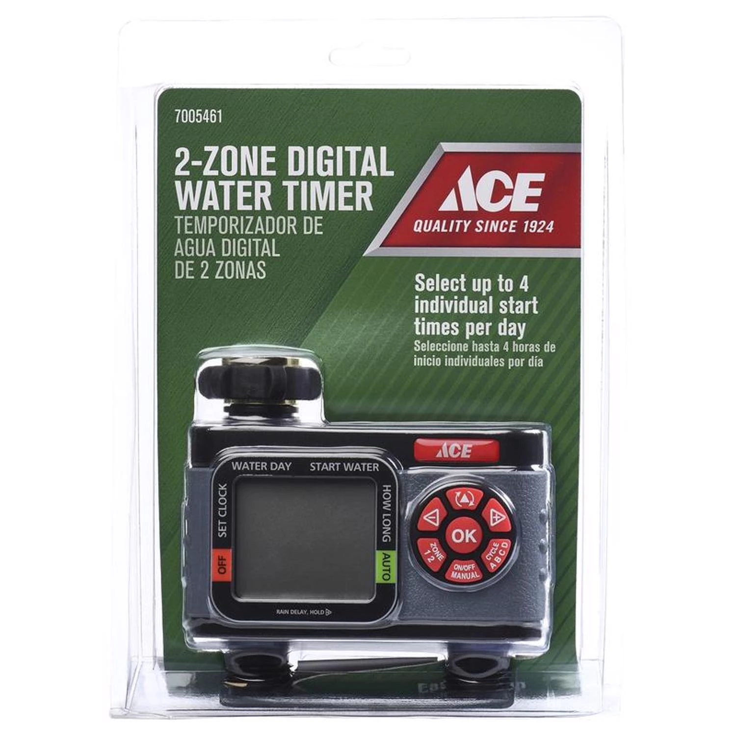 Hydrologic Programmable 2 Zone Digital Water Timer For Lawn And Garden Care