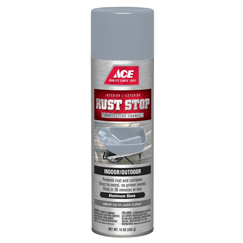 Ace Gloss Aluminium Spray Paint 15 oz.