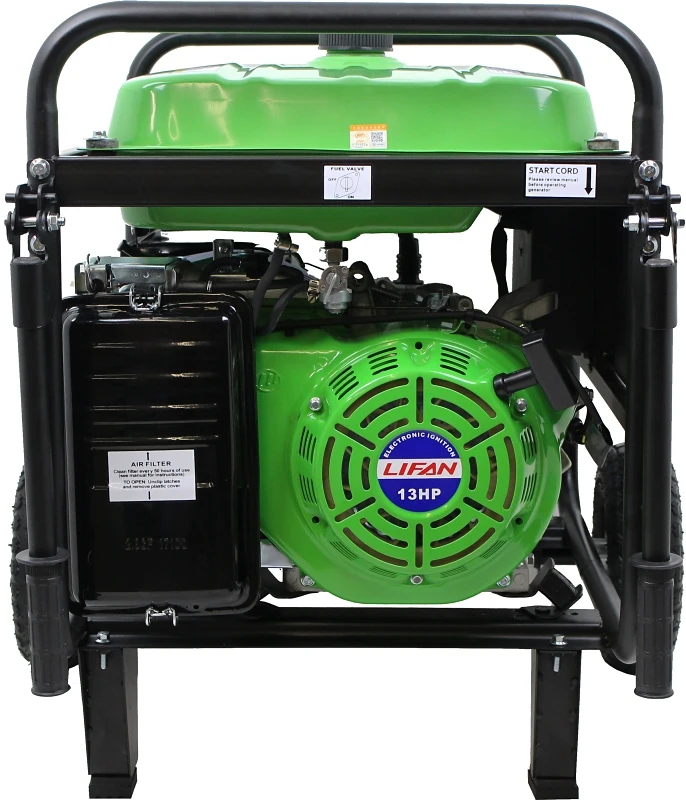 Energy Storm 6600w Recoil Start Gasoline Powered Portable Generator Es6600