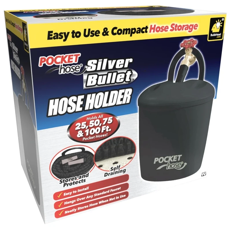 6016860 Bulbhead Bullet Hose Holder&#44; Black