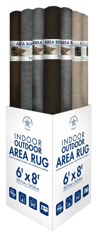 RUG INDR/OUTDOOR ASSTM 6FTX8FT