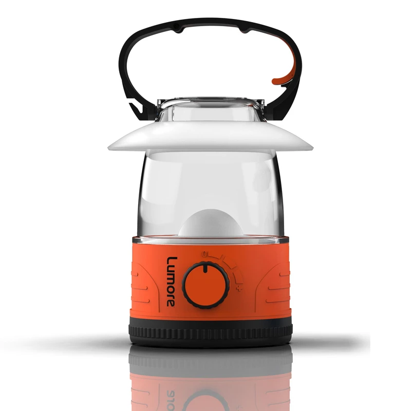 50 Lumens Black And Orange Led Camping Lantern Model Lum-ltn-0010