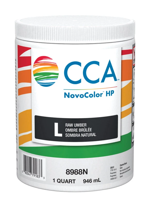 Hp Cca L Raw Umber Zero Voc Paint Colorant 1 Quart