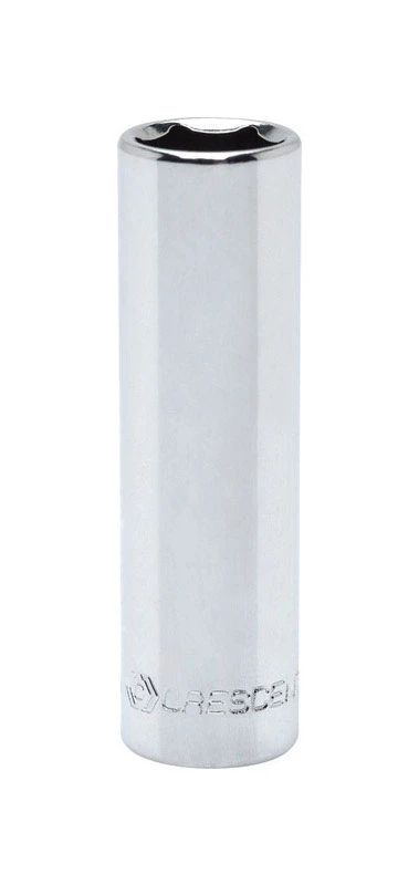 5/16 In. X 1/4 In. Drive Sae 6 Point Deep Socket - Chrome Vanadium Steel