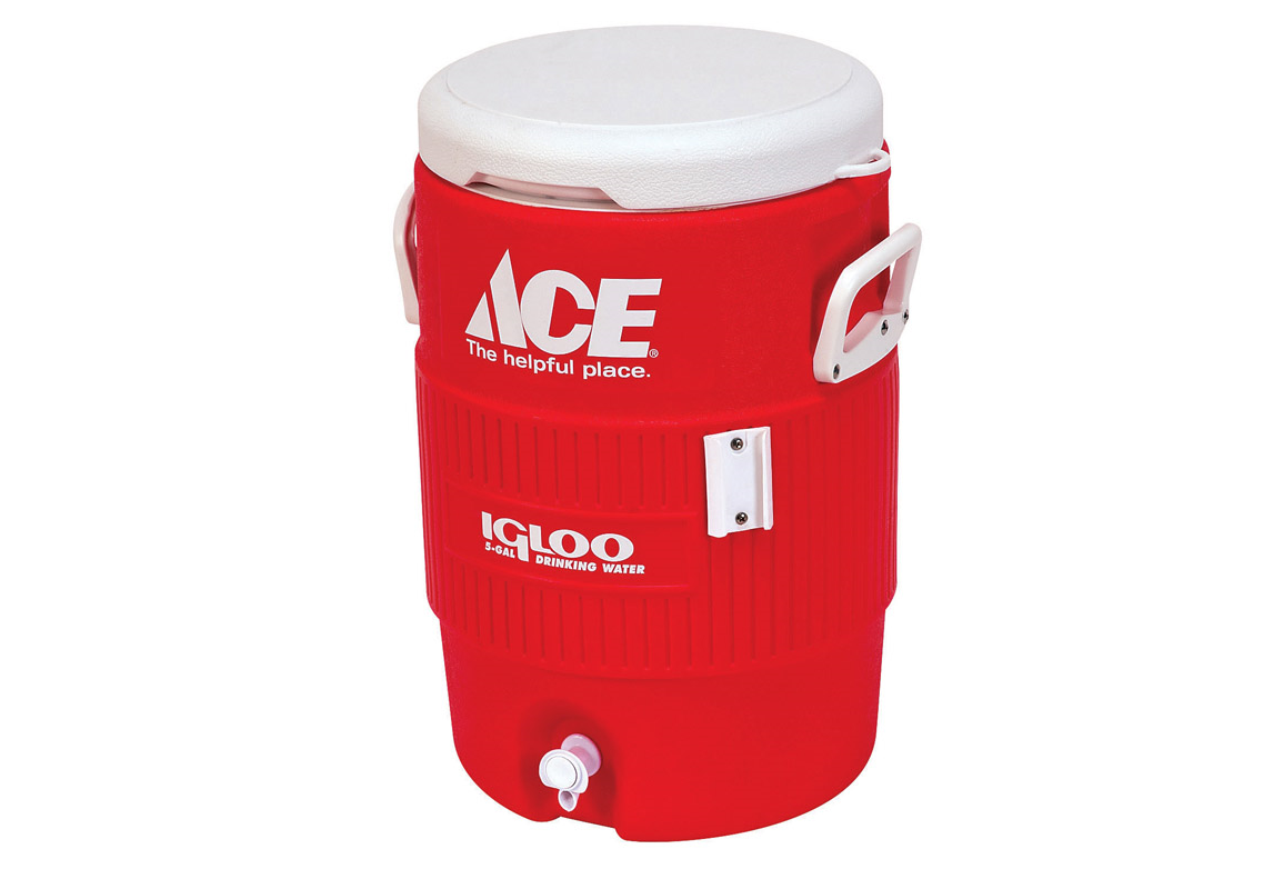 Ace Red/white 5 Gallon Water Cooler Model 43579