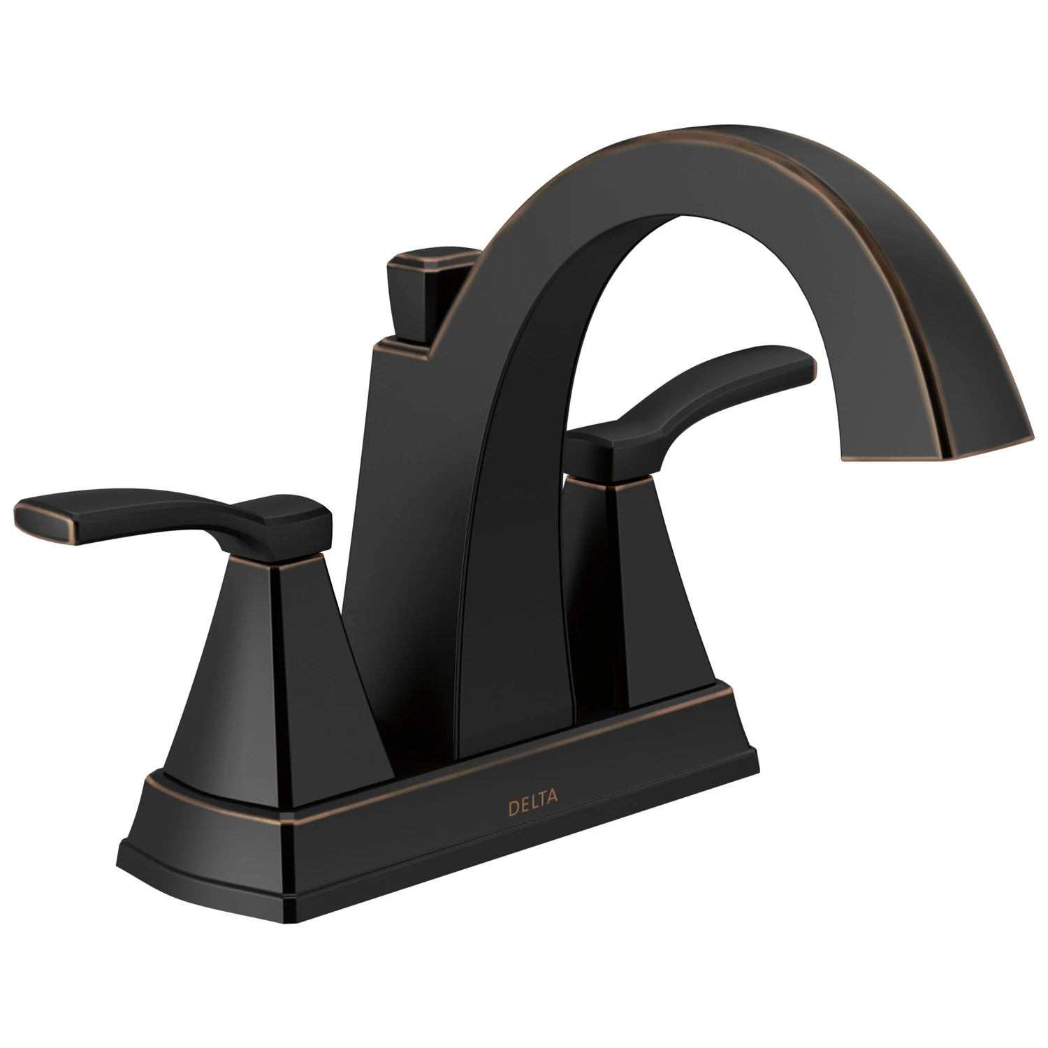 Flynn Oil Rubbed Bronze Two Handle Lavatory Faucet 4 In. Model 25768lf-ob
