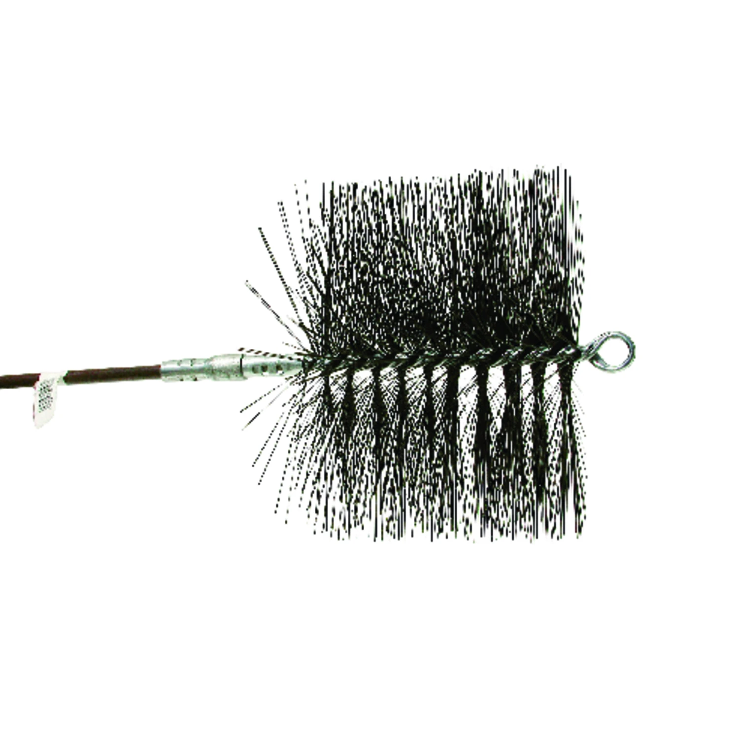 6 In. Round Oil Tempered Chimney Brush For Efficient Cleaning