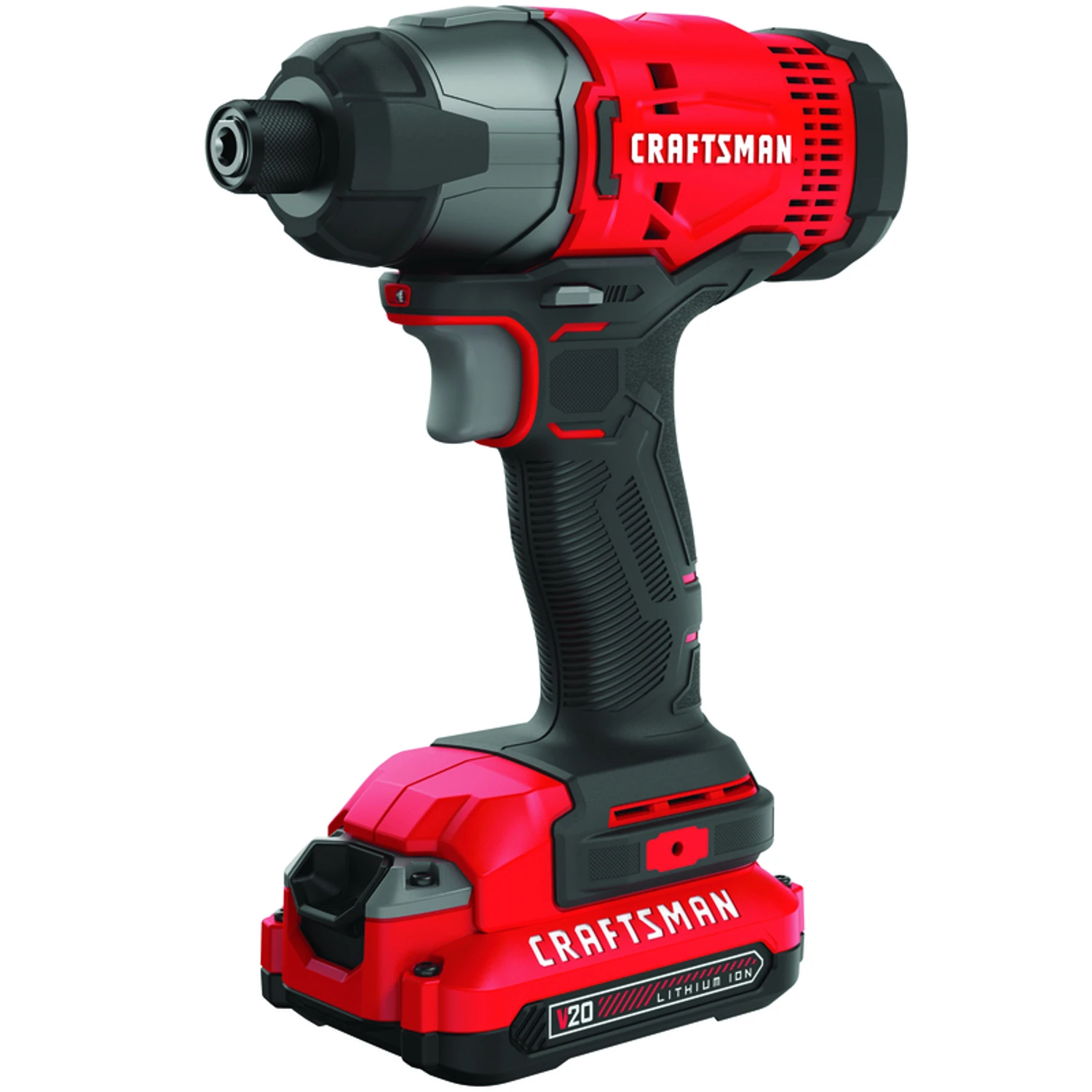 V20 20 Volt Cordless 1/4 In. Impact Driver Kit With Battery & Charger