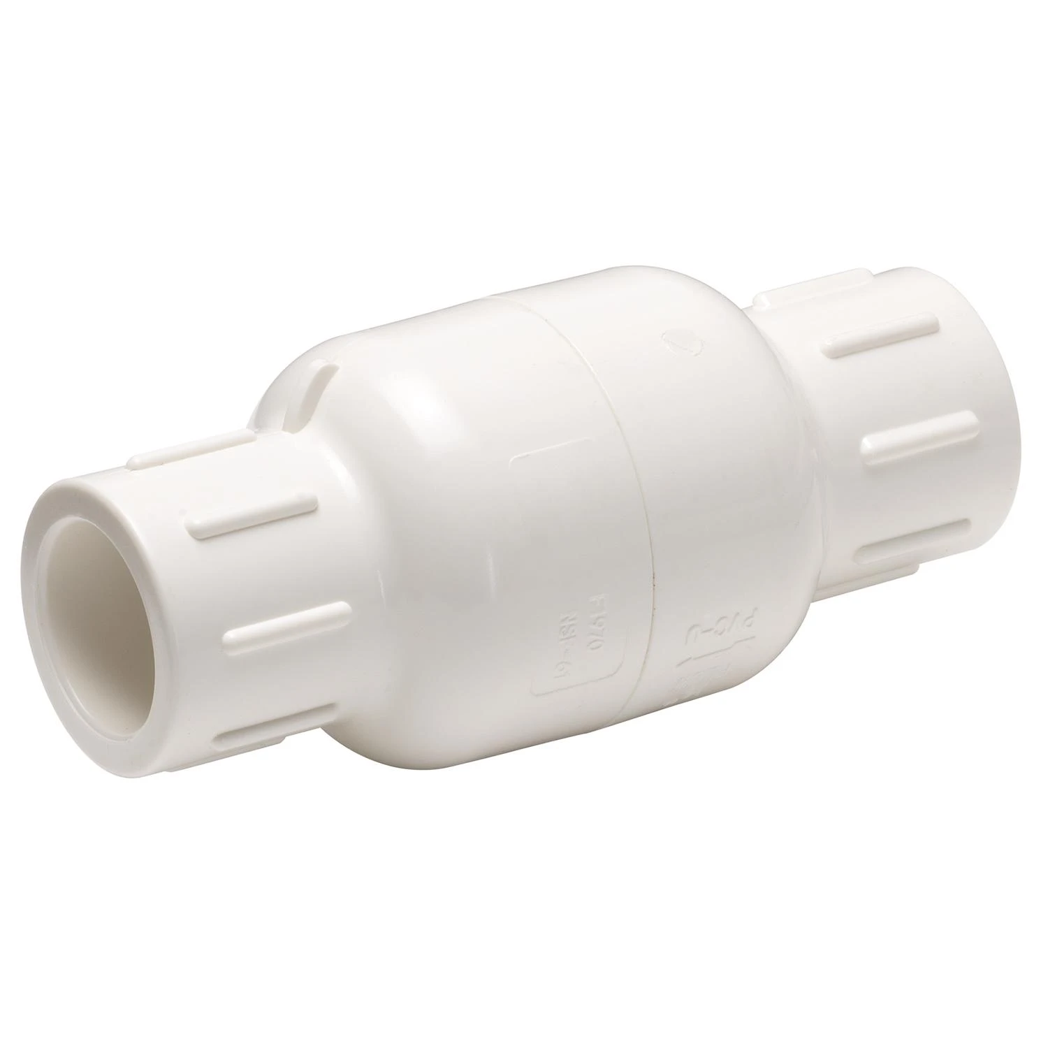 1-1/2 In. D Solvent Pvc Spring Loaded Check Valve Model Vckp40e7b