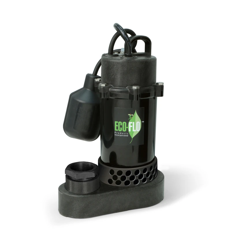 Submersible Sump Pump, 1/2 Horsepower, Durable Cast Iron Housing, Automatic Operation