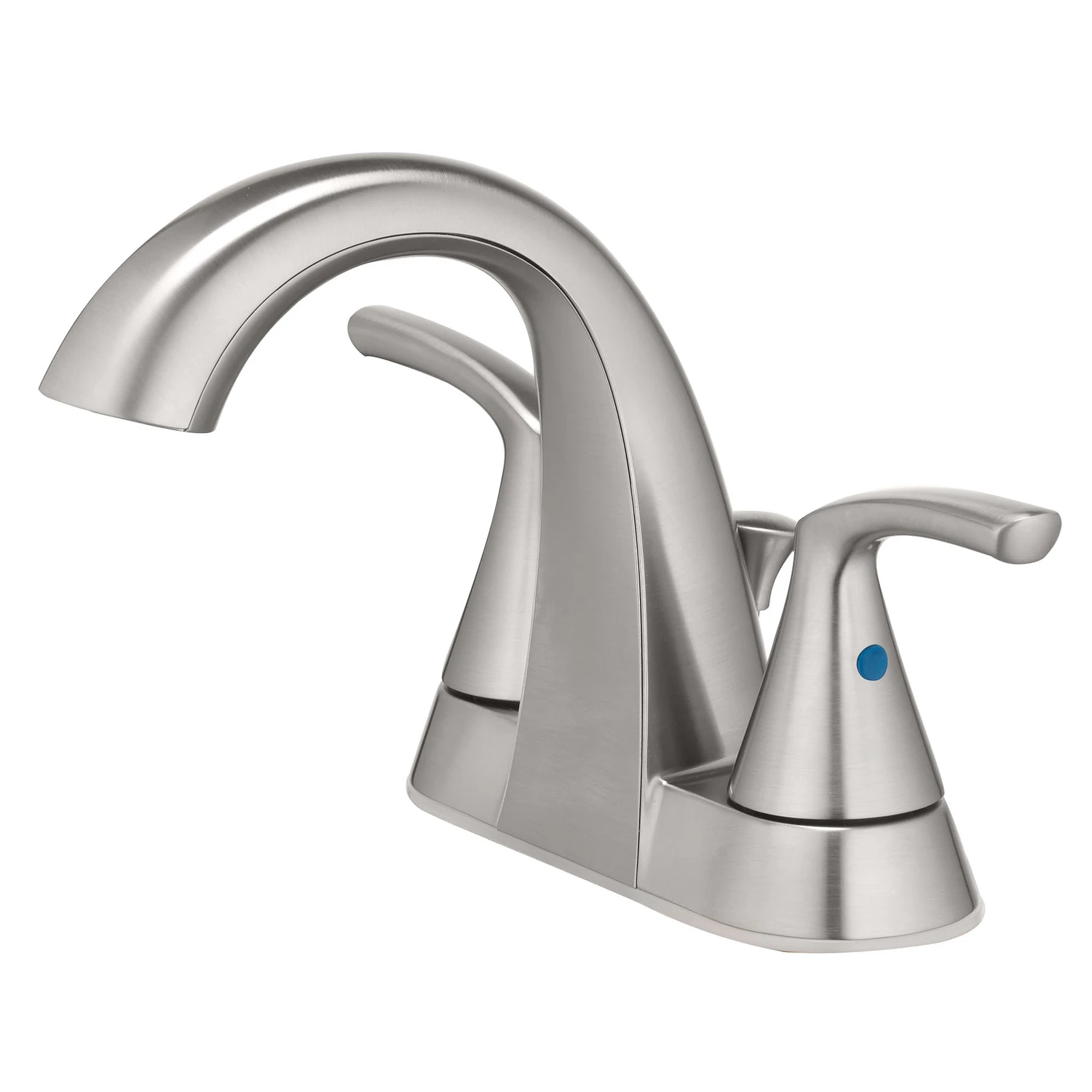 Pacifica Brushed Nickel Two-handle Bathroom Sink Faucet 4 In. Model 67603w-6104