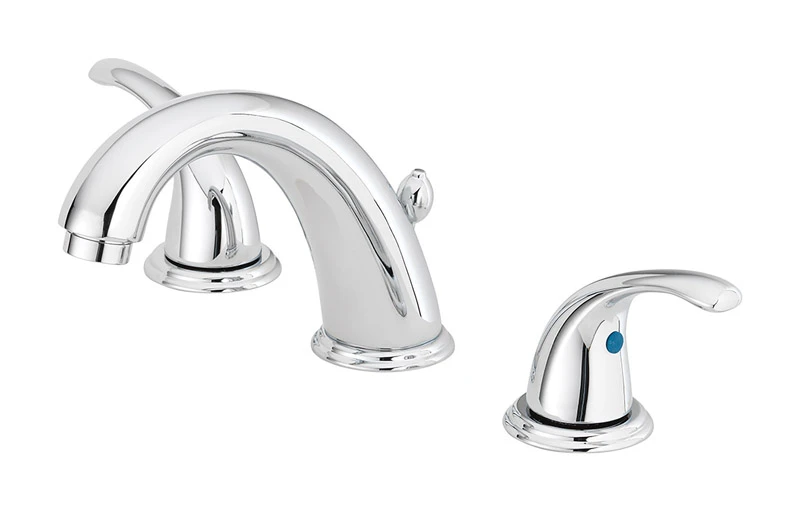 Chrome Widespread Bathroom Sink Faucet 8 In. With Pop-up Drain Assembly