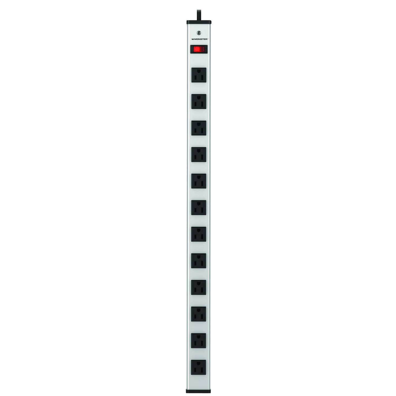 Just Power It Up 6 Ft. L 12 Outlets Power Strip Silver Model 1704