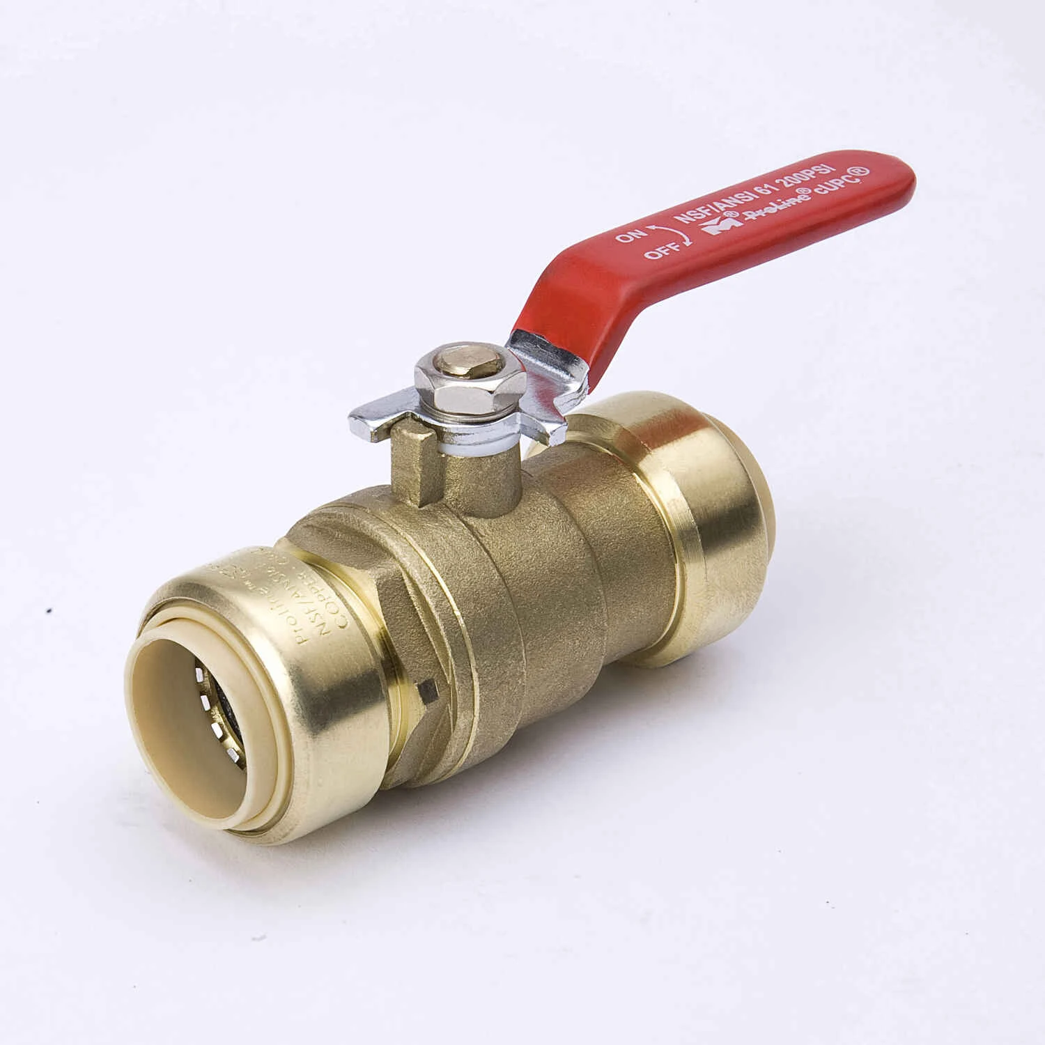 B&k Proline 1 In. Low Lead Brass Push Fit Ball Valve Full Port