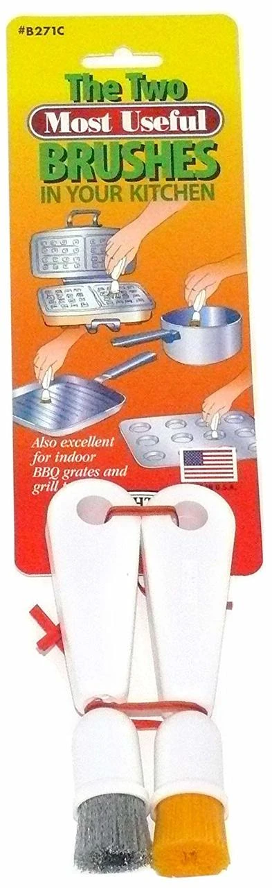 Set Of 2 Cookware Brushes B271c - Essential Kitchen Tools