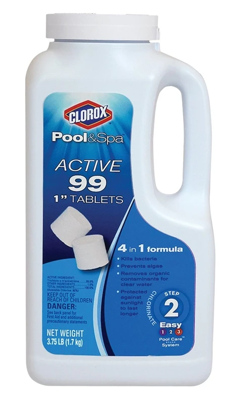 Pool & Spa Active99 Series 22003clx 1-inch Chlorinating Tablets, 3.75 Lb