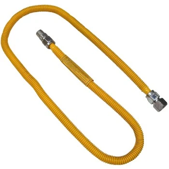 Larsen Supply Company 101257 5/8" X 60" Coated Gas Line Connector