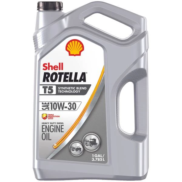 Rotella T5 Synthetic Blend Heavy Duty Diesel Engine Oil Sae 10w-30 1 Gallon