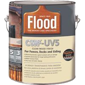 Flood CWF - UV5 Pro Series Wood Finish Exterior Stain, Cedar, 1 Gal.