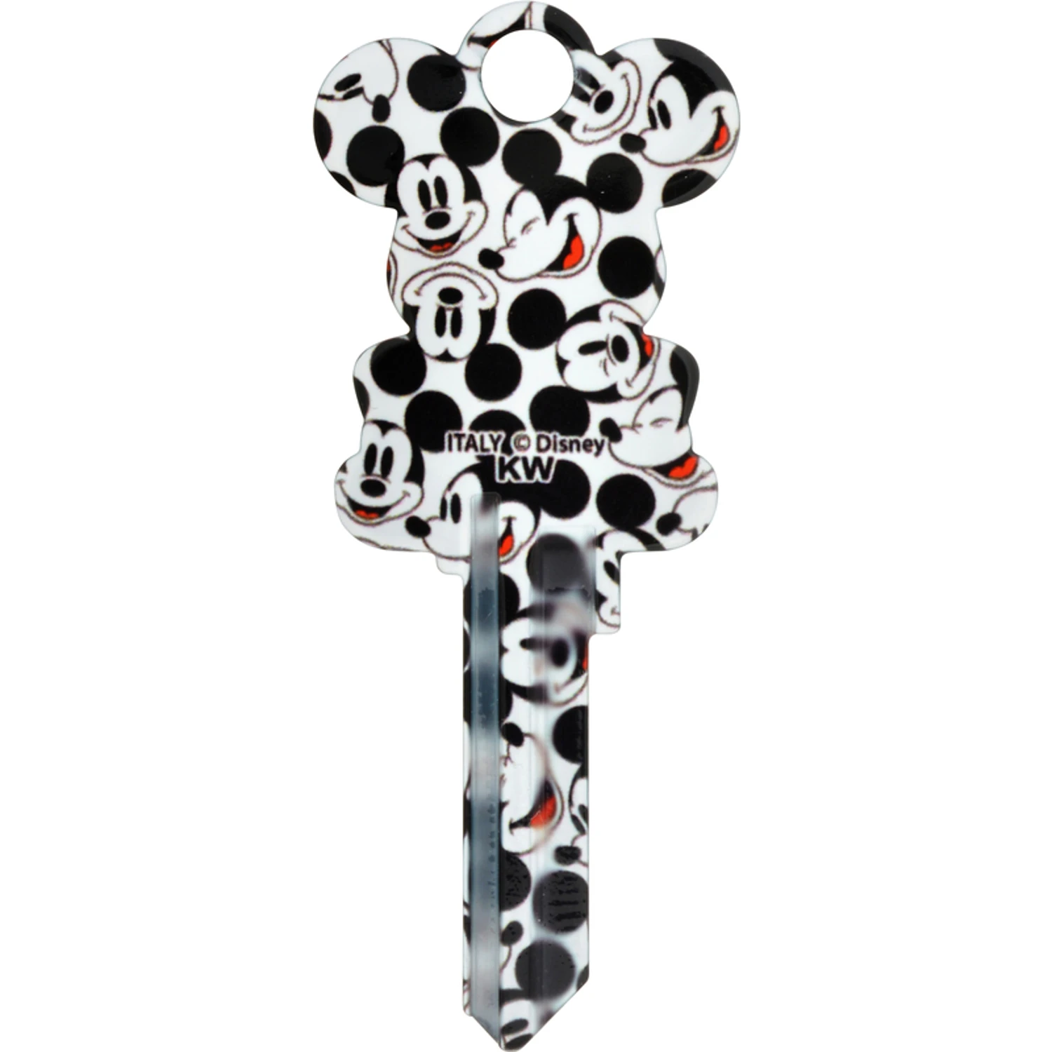 Hillman Disney Mickey Mouse House/Padlock Universal Key Blank Double sided