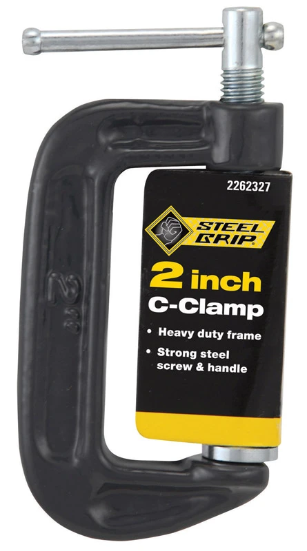 2 In. X 1 In. D Adjustable C-clamp With 1 Lb Capacity