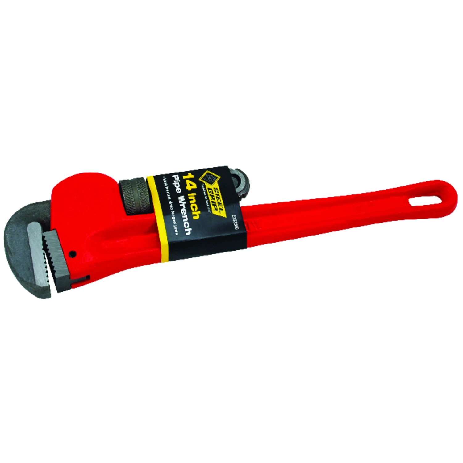 14-In Cast Iron Pipe Wrench With Adjustable Jaw