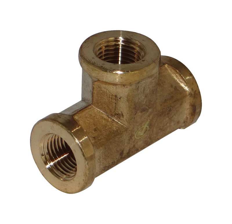 3/8 In. Fpt X 3/8 In. Fpt X 1/4 In. Fpt Brass Tee